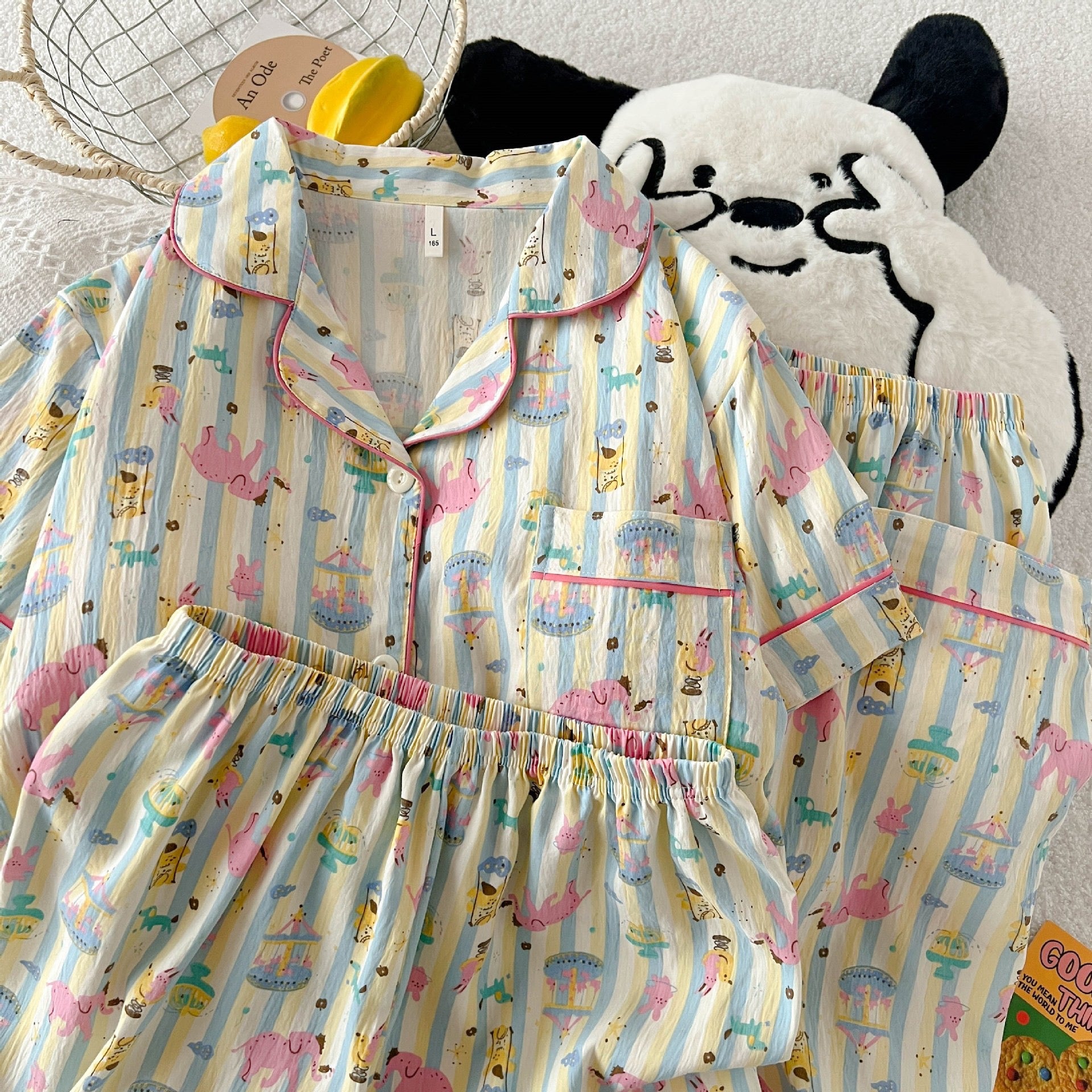 Midnight Circus Padded Nightsuit- 3pc set